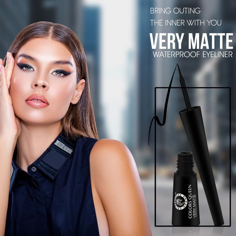 Colors Queen Very Matte Waterproof Eyeliner view 3