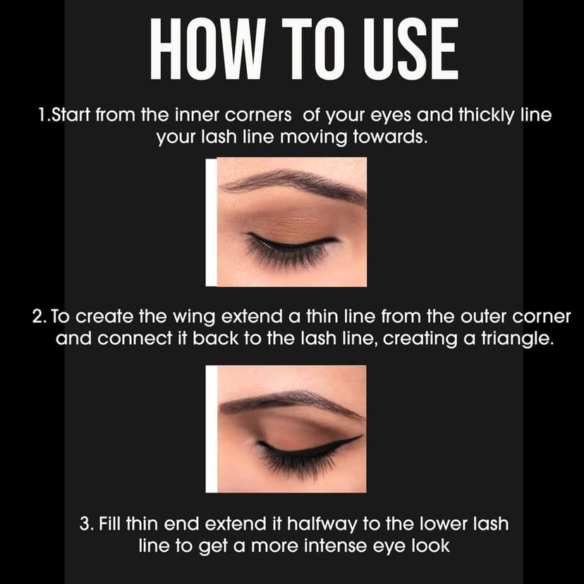 Colors Queen Very Matte Waterproof Eyeliner view 5