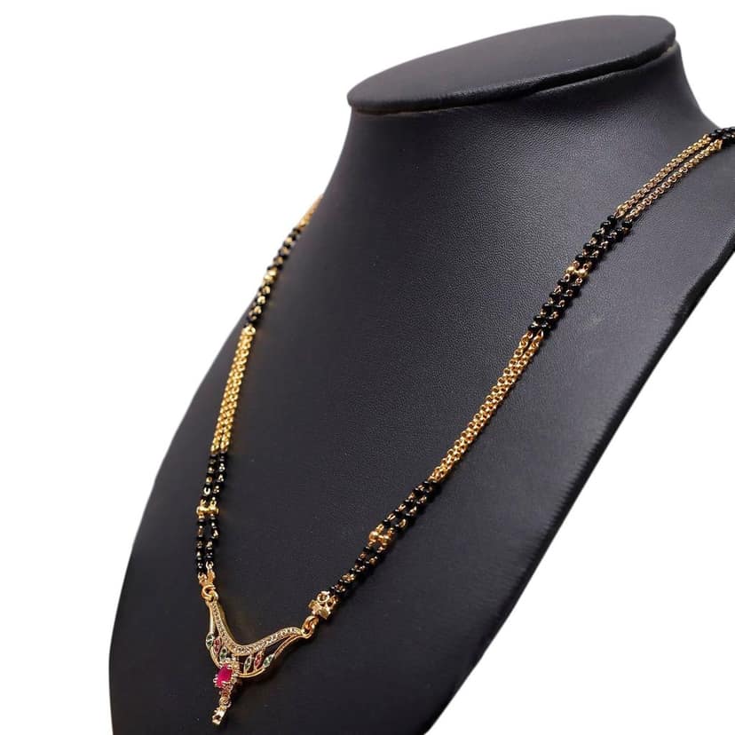 SONCHIRAIYA AP MEPMA NALLA PUSALA CHAIN WITH LOCKET FOR WOMEN view 3