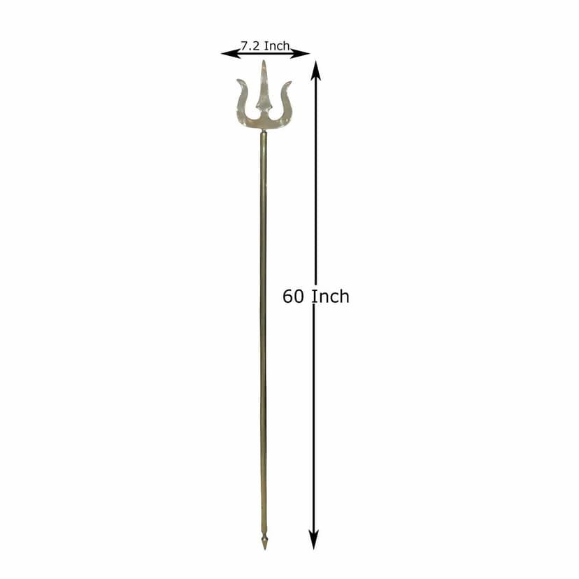 Brass Trishul, Height : 60 Inch (ZMAS138 V) view 2