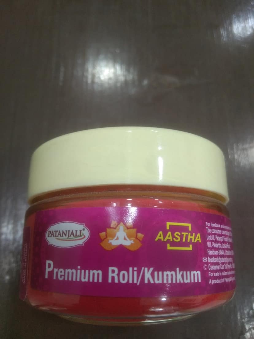Patanjali Aastha Premium roli/kumkum