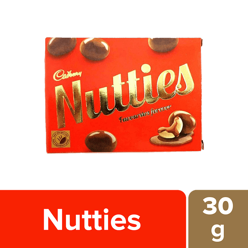 Cadbury Nutties Nutties Chocolate Pack, 30 G
