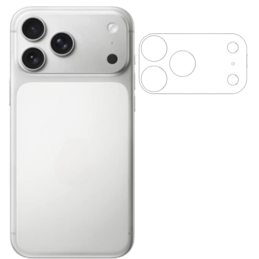 ISAAK Back Camera Lens Protector compatible for Apple iPhone 17 Pro (Pack of 1) view 2