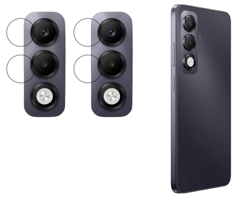 ISAAK Back Camera Lens Protector compatible for OPPO K13x 5G (Pack of 2)
