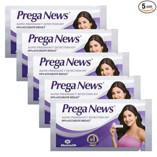 Mankind at home one step urine HCG Pregnancy Test Kit (5 Tests)