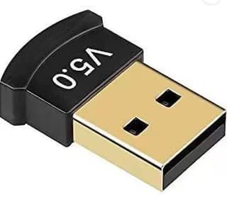 USB Bluetooth Adapter, Dongle Receiver V5.0, for PC, Supports Windows 11/10/8.1/7 for Desktop, Laptop, Mouse, Keyboard, Printers, Headsets, Speakers, PS4/ Xbox Controllers