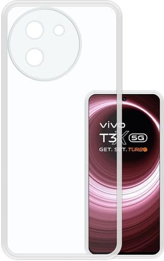 PLUGTECH TPU Ultra Hybrid Clear Camera Protection Back Cover Case for Vivo T3X,Vivo Y58