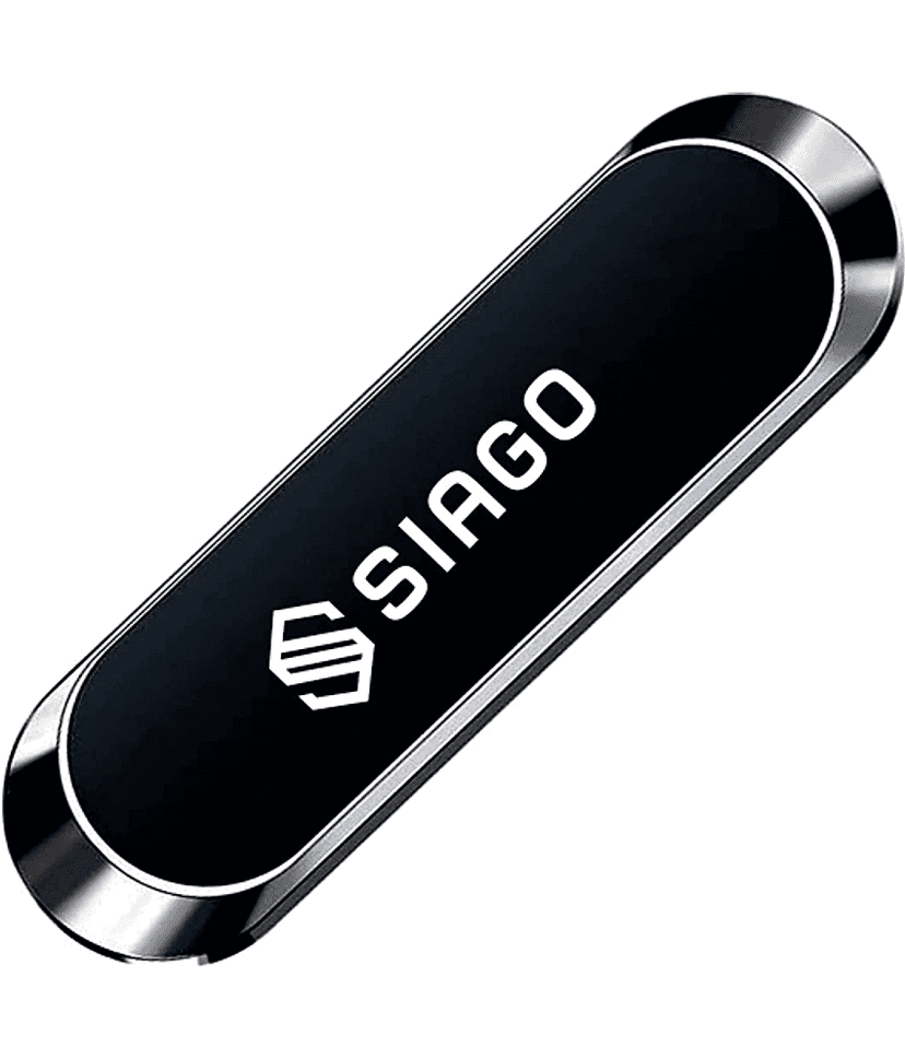 SIAGO Car Mobile Holder Magnetic for Dashboard & Windshield - Black
