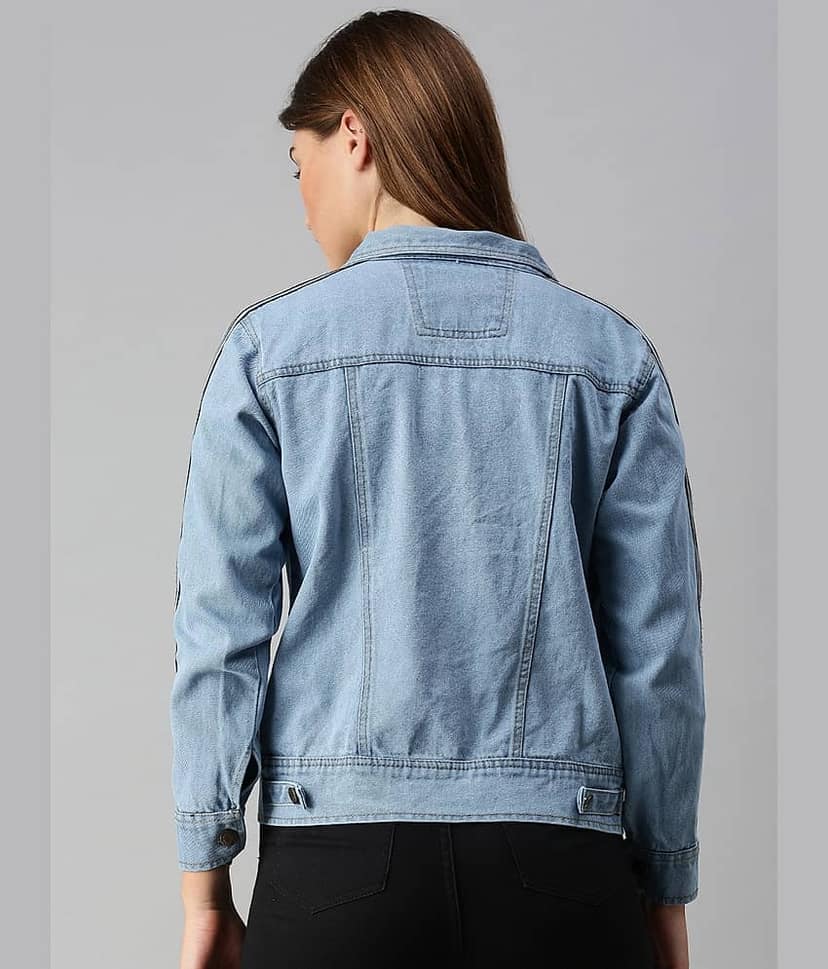 VOXATI Women Denim Jacket ( Multicolor ) view 4