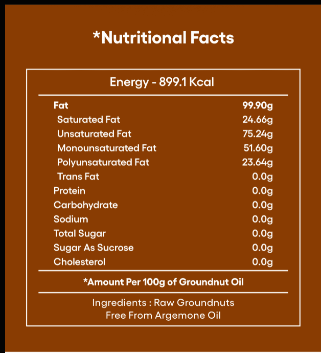 Wood-Pressed Groundnut Oil (1 L) view 3
