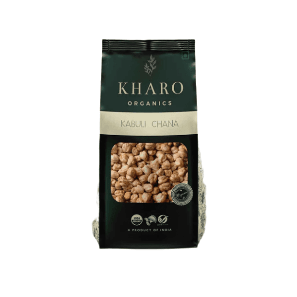 Kharo Organics Kabuli Chana 500 Gms Pack Of 2