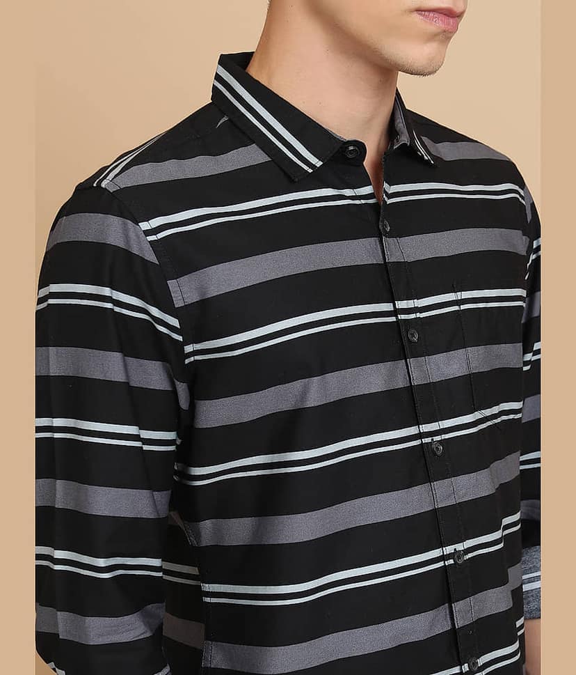 Ketch 100% Cotton Slim Fit Printed Full Sleeves Men's Casual Shirt - Green ( Pack of 1 ) view 5