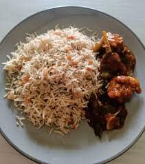 CHICKEN FRIED RICE - CHILI CHICKEN ( 2 PIECES ) COMBO