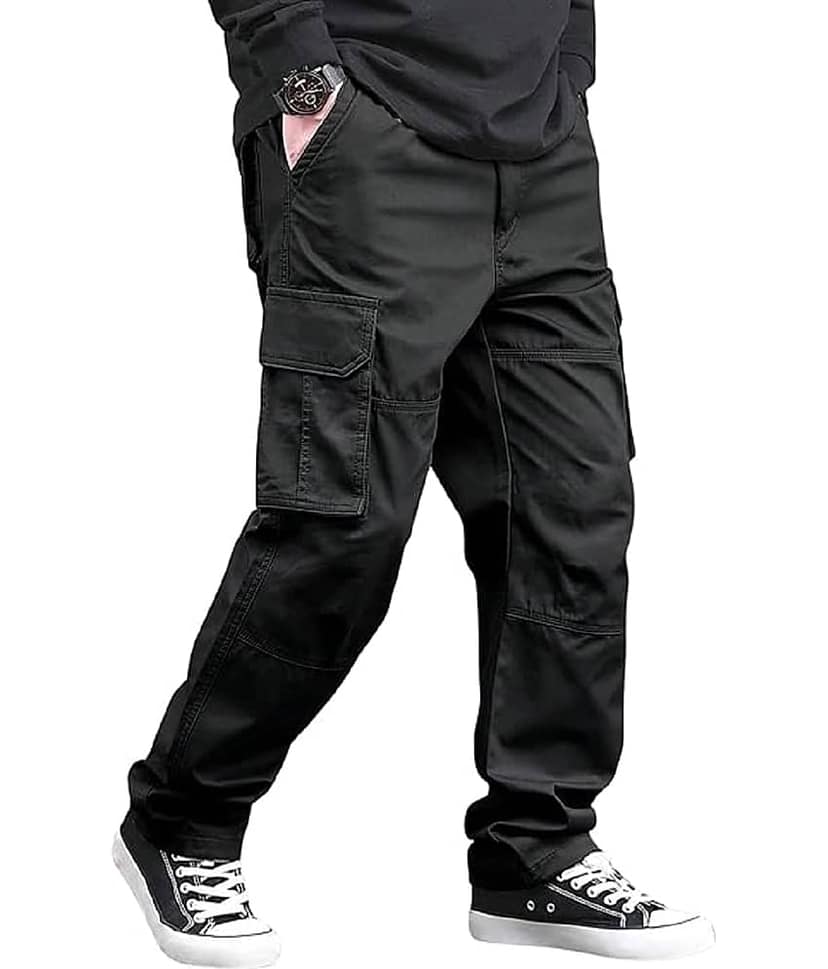 DWIDEN Loose Men's Cargos - Black ( Pack of 1 ) view 2