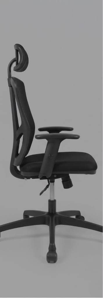 Ergonomic High Back Mesh Office Chair with Adjustable Headrest and Armrests view 2