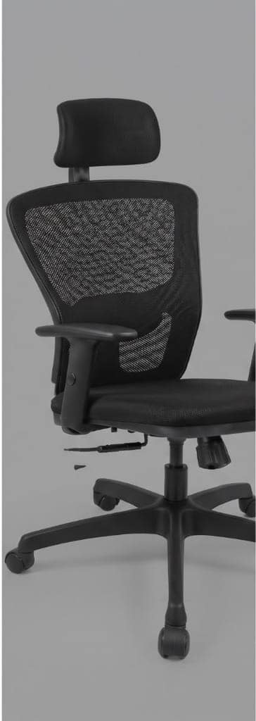 Ergonomic High Back Mesh Office Chair with Adjustable Headrest and Armrests view 3