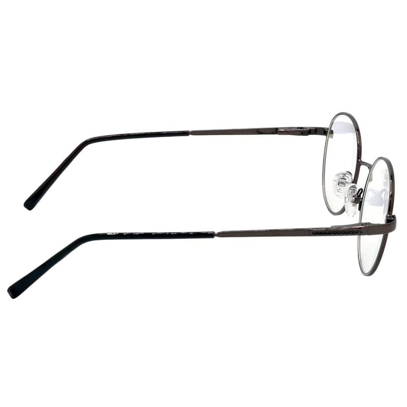 Hrinkar Trending Eyeglasses: Brown Oval Optical Spectacle Frame For Men & Women |HFRM-BWN-19011 view 3