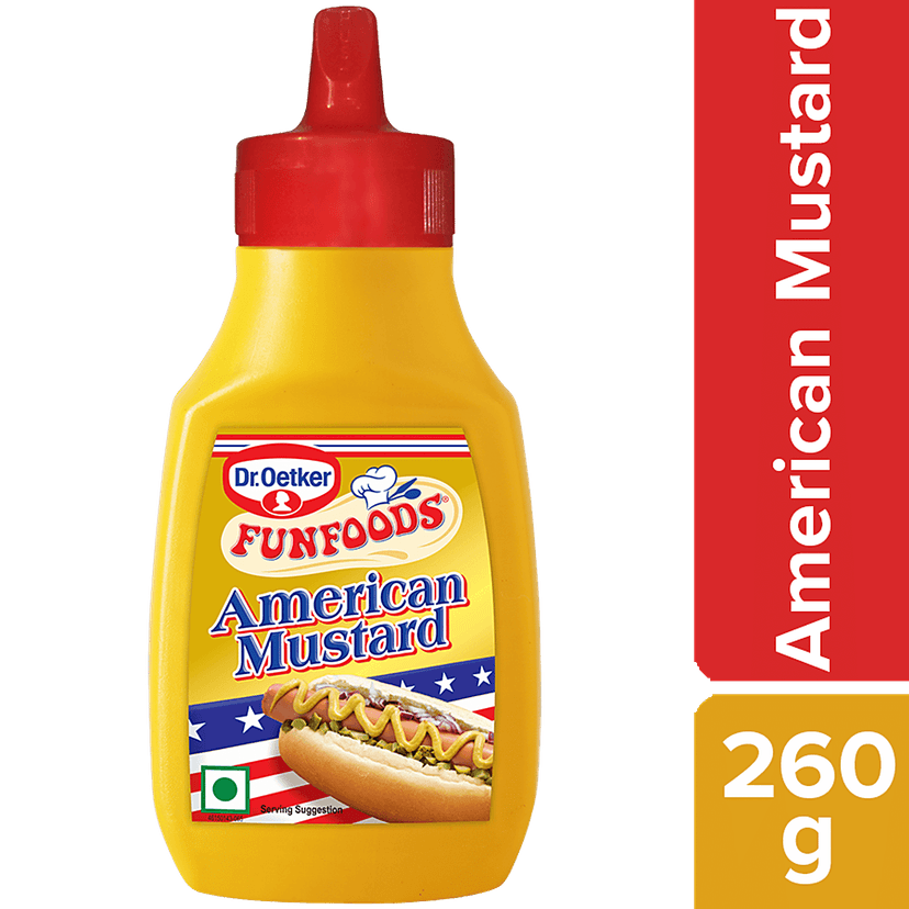 Dr. Oetker Funfoods American Mustard, 260 G