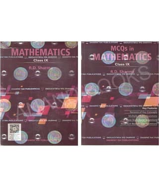 Mathematics for Class 9 - CBSE - by R.D. Sharma with MCQ in Mathematics - CBSE Examination 2024-2025