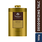 Yardley London Gentleman Deodorizing Talc - Gold, For Men, 100 G