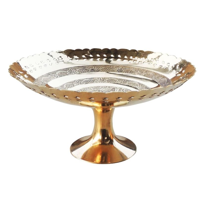 Brass Pan Jali Bata Bowl No.10 (ZMAS228 G) view 2