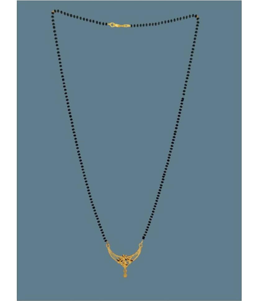 shankhraj mall - Golden Mangalsutra ( Pack of 1 ) view 2