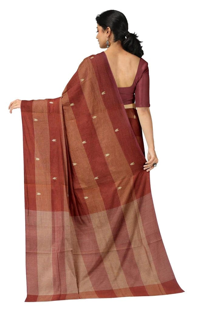 APCO Handloom (A Andhra Pradesh Govt Emporium)- Women's Traditional Pure Handloom Rajahmundry/Angara Cotton Saree | ACS0002 view 3