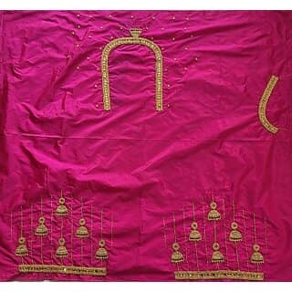 OMSAIFAB Cotton Silk Self Design Blouse Material
