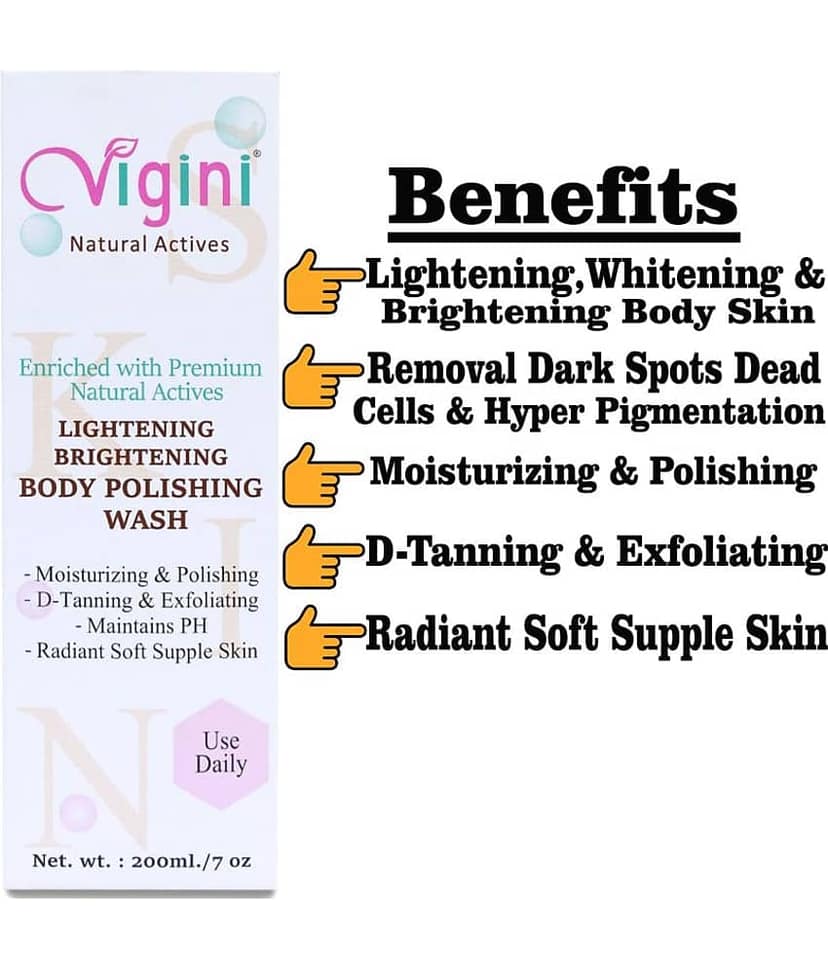 Vigini Skin Whitening use with Lotion Soap Glutathione Body Gel SPF 30 ( 200 mL ) view 2