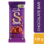 Cadbury Dairy Milk Silk Bubbly Chocolate Bar, 120 G