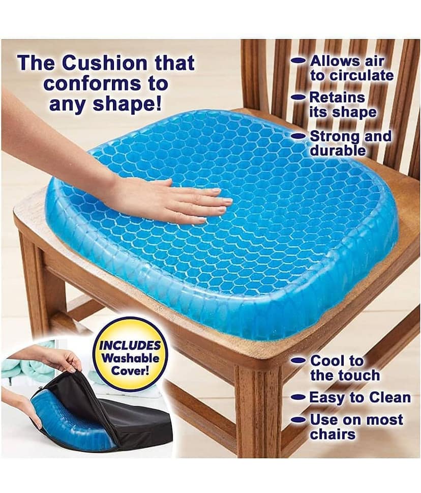 Gel Soft Egg Cushion Sitter Soft Breathable Coccyx Cushions Free Size