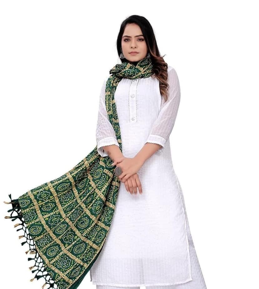 Stylish Kurti and Dupatta Set view 2