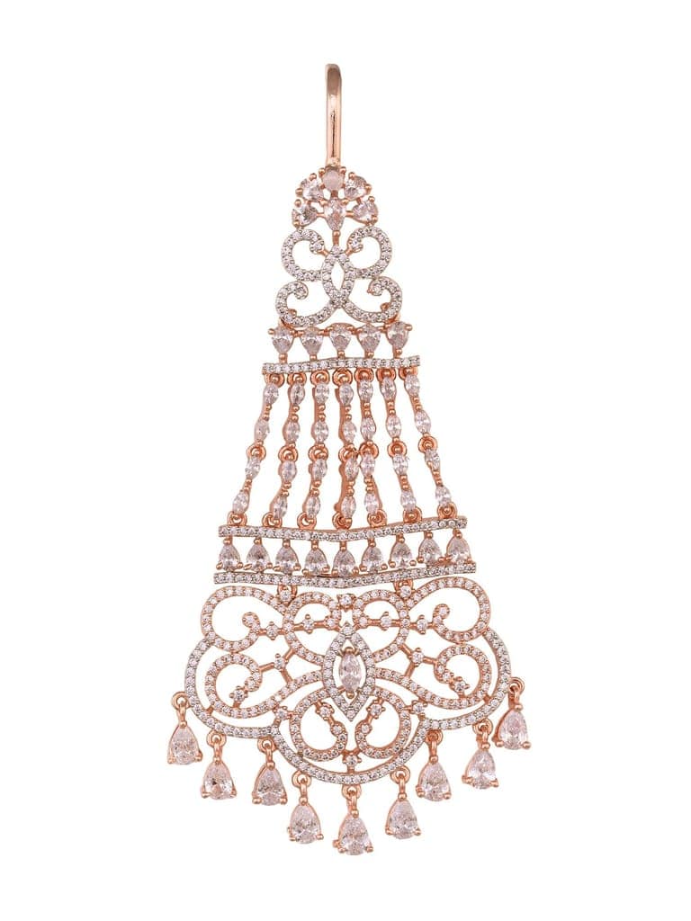 Rose Gold Plated AD studed Passa view 4