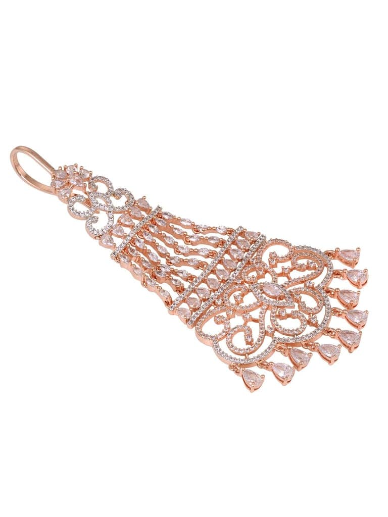 Rose Gold Plated AD studed Passa view 5