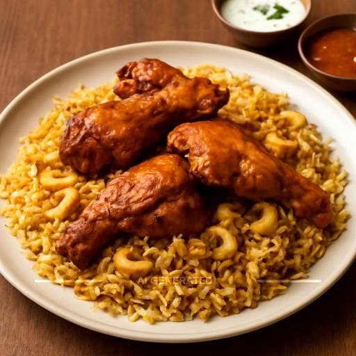 Tenali Chicken Fried Wings Biryani