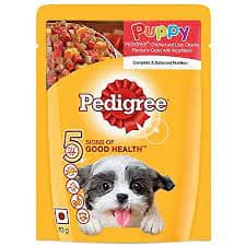 Puppy Chicken & Liver Chunks In Gravy With Veg 70 Gms