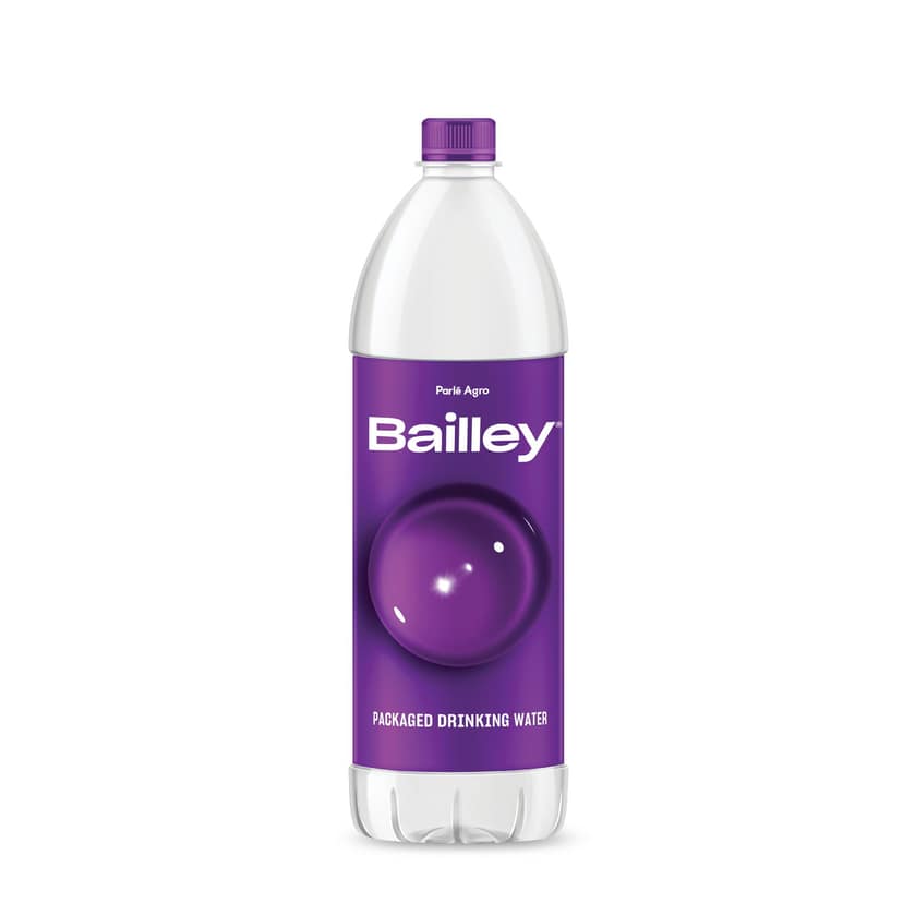 Bailley Packaged Drinking Water 1 l (Pack of 12) view 2