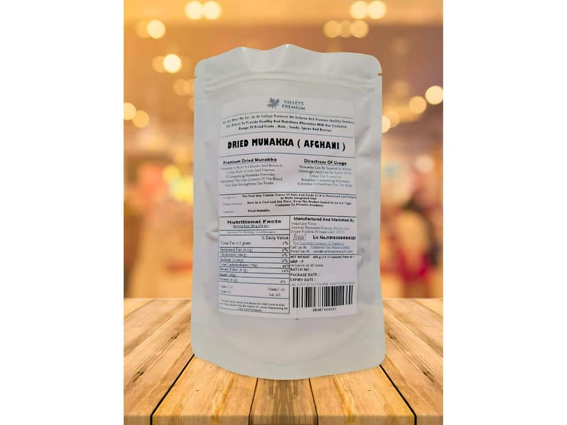 Valleys Premium Afghan Dried Munakka - 400 Gram view 3