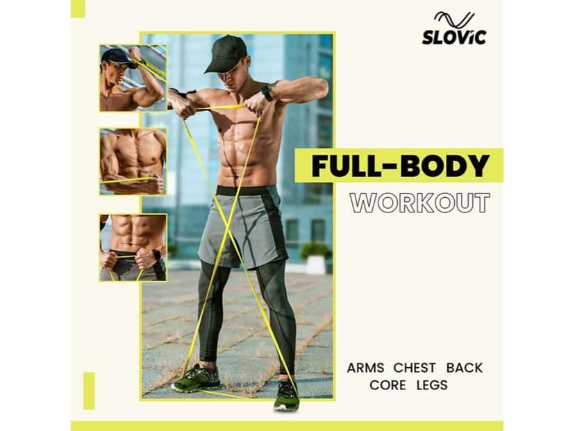 Slovic TPE Resistance Band - Black view 3