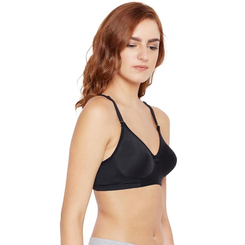 Bodycare Polycotton Non Padded Non wired Seamless cup bra-Pack of 3 view 5