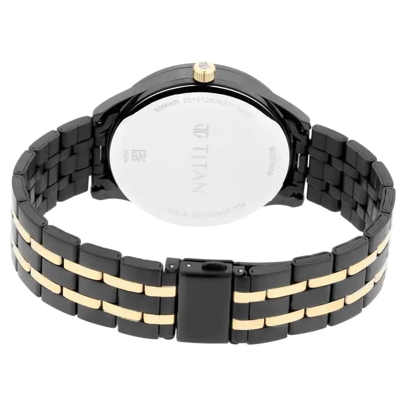 TITAN Regalia Opulent Stainless Steel Watch NR90127KM01 view 3