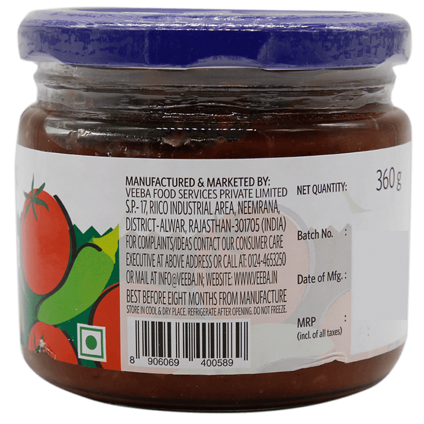 Veeba Salsa, 360 G Pet Jar view 2
