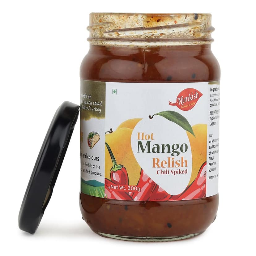 Nimkish Hot Mango Relish | 300g | Himalayan Artisan Chutney | No Preservatives | Made in Kullu view 5