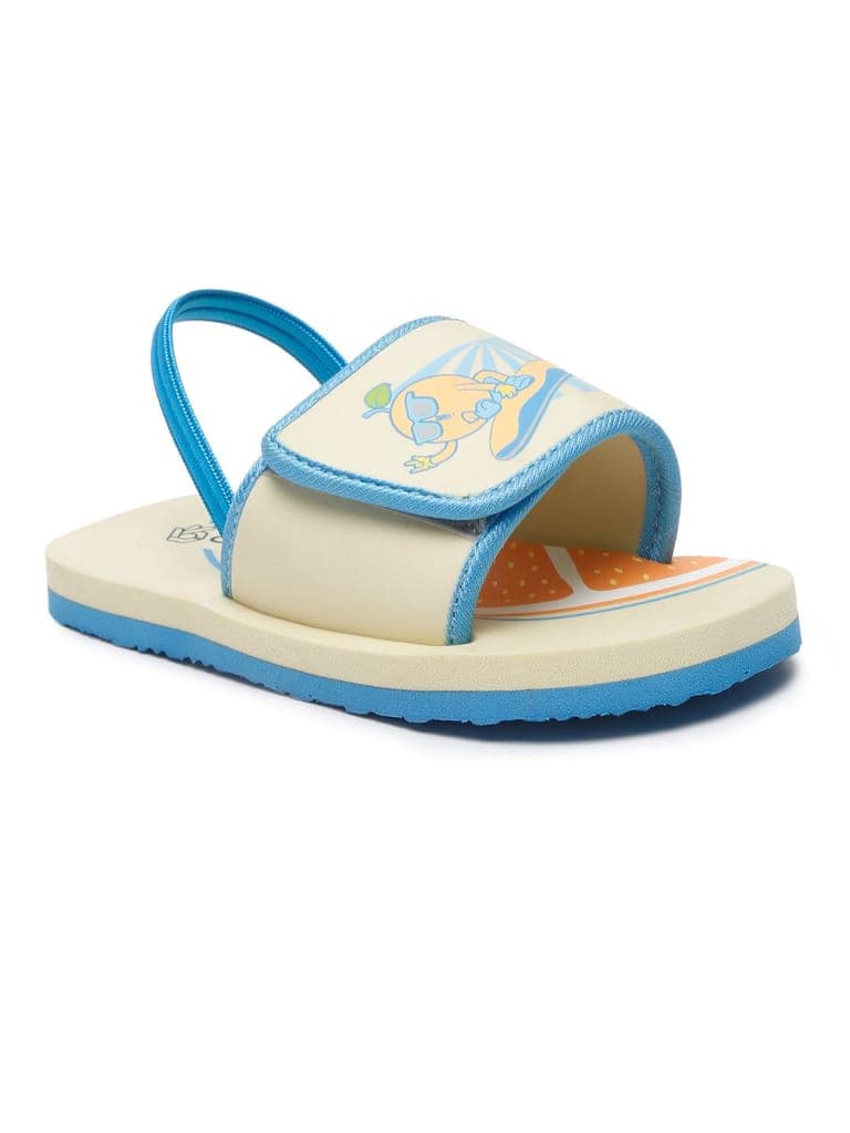 ONYC Beige Sliders for Kids, Surfing Sliders (Unisex) view 3