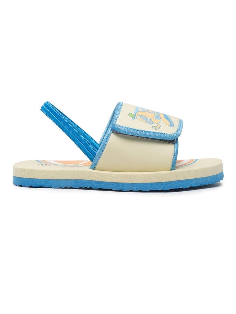ONYC Beige Sliders for Kids, Surfing Sliders (Unisex) view 4