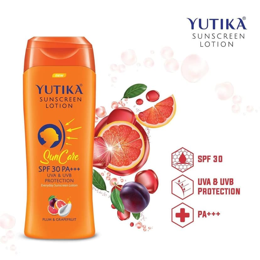 Yuthika Soft Touch Light Moisturizer Cream 100ml and Sunscreen Lotion SPF 30 PA+++ with UVA & UVB Protection - 100ml view 6