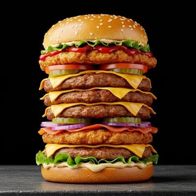 Chicken Stacker Burger