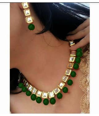 gilher - Gold Copper Necklace Set ( Pack of 1 )