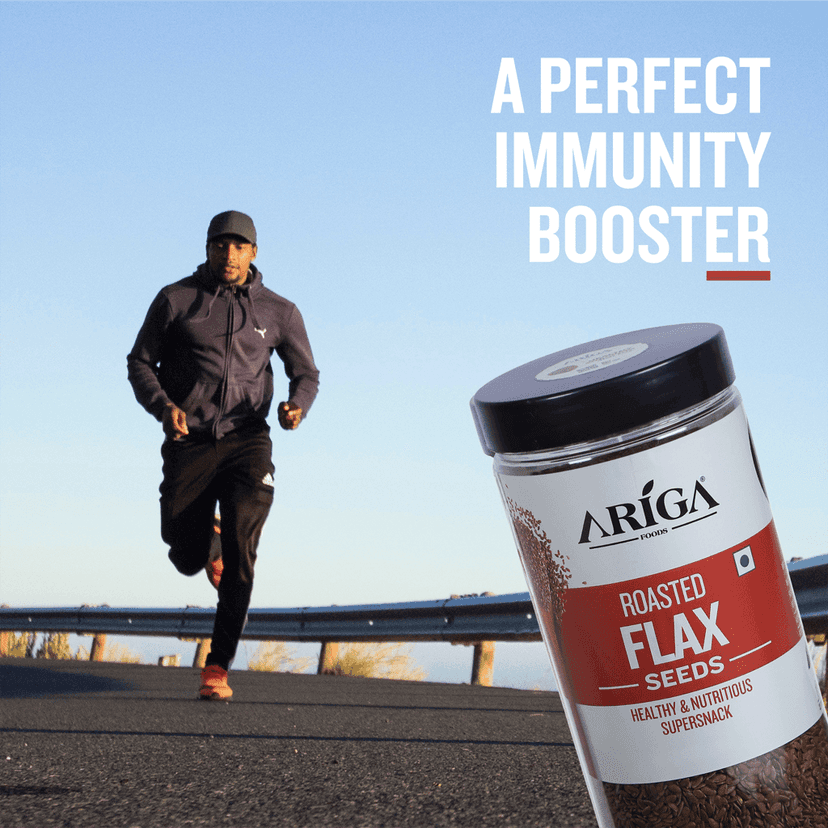 Ariga Foods Roasted Flax Seeds Premium Healthy & Nutritious Brown Flax Seeds (500 g) view 7