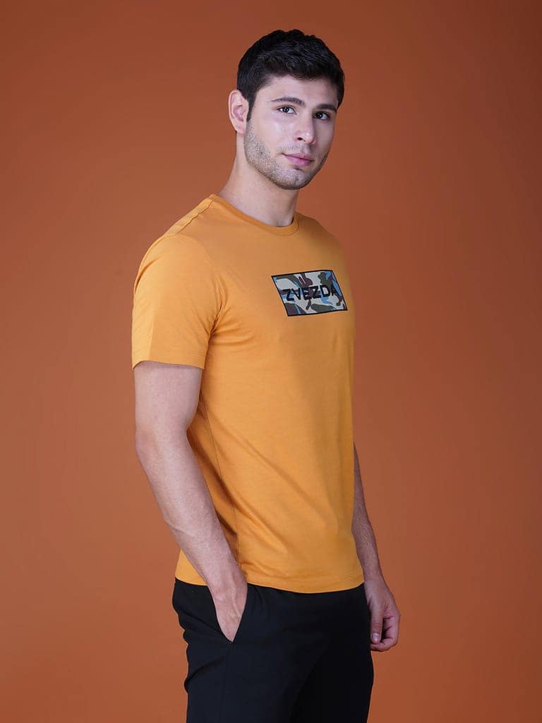 Zvezda Original Men's Cotton Jersey Tee - Euro Fit-Golden